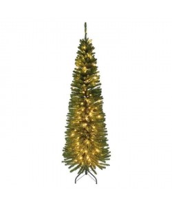Sapin de Noël lumineux en PVC Luxe cypres 180 cm