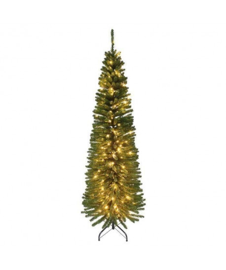 Sapin de Noël lumineux en PVC Luxe cypres 180 cm