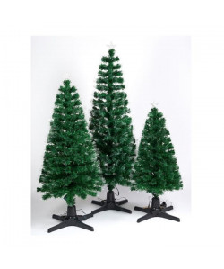 Sapin de Noël lumineux 210 branches Vert 180 cm