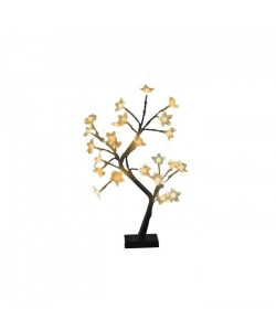 Sapin de Noël artificiel lumineux Fleur Blanc 45 cm