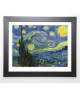 VAN GOGH Image encadrée Nuit Etoilée a St. Rémy  47x57 cm  Bleu