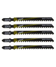 WOLFCRAFT Lot de 5 Lames de scie sabre Bosch HCS  7,5 cm