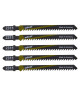 WOLFCRAFT Lot de 5 Lames de scie sabre Bosch HCS  7,5 cm