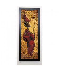 VITAL ISABELLE Image encadrée Respire 40x102 cm Jaune