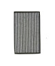 DONE Serviette invité Daily Shapes Stripes  30x50 cm  Noir et blanc