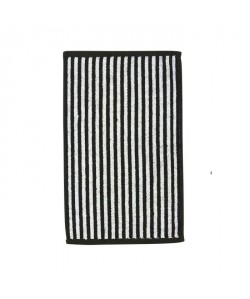 DONE Serviette invité Daily Shapes Stripes  30x50 cm  Noir et blanc