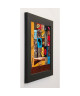 WOZNIAK SOPHIE Image encadrée African World 37x37 cm Multicolore
