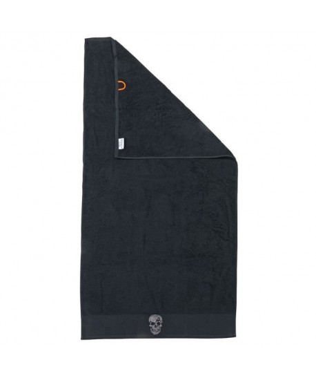 DONE Drap de douche Stone Skull  70x140 cm  Noir