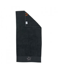 DONE Serviette de toilette Stone Star  50 x 100 cm  Noir