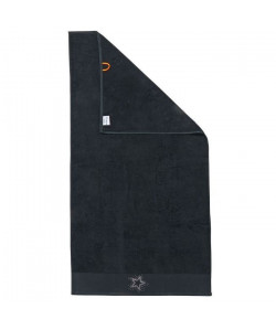 DONE Drap de douche Stone Star  70x140 cm  Noir