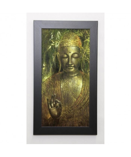 WU Image encadrée Buddha in Green I 29,7x57 cm Vert