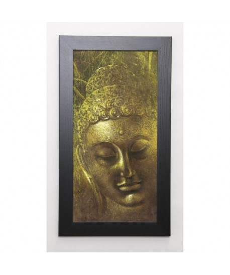 WU Image encadrée Buddha in Green II 29,7x57 cm Vert