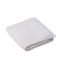 GUY LAROCHE Serviette invité Palazzo  100% coton  550 g/m˛  30x50 cm  Blanc ivoire