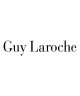 GUY LAROCHE Lot de 1 drap de bain  1 serviette de toilette  1 serviette invité Palazzo  100% coton  Gris foncé