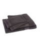 Lot de 1 drap de bain  1 serviette  2 gants FAIRTRADE brun