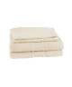 JULES CLARYSSE Lot de 2 serviettes  2 gants de toilette ROYALE  Beige