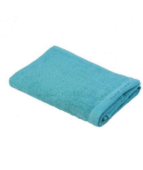 NAF NAF Drap de bain 100% coton Casual  70x140 cm  Bleu aiguemarine