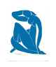 Affiche papier   Nu Bleu II    Matisse    60x80 cm