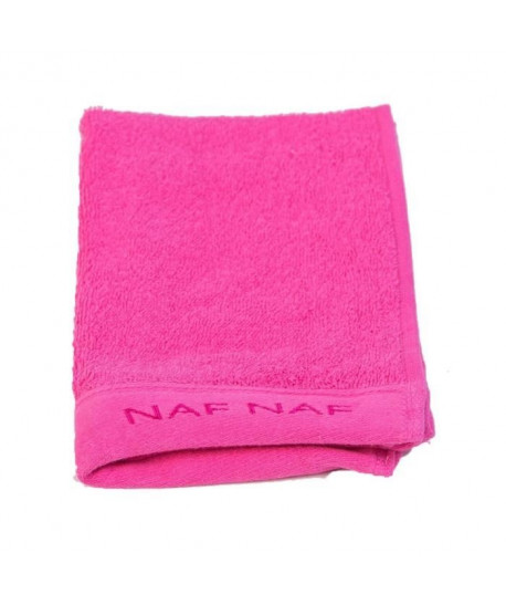 NAF NAF Serviette invité 100% coton Casual  30x50 cm  Rose fuchsia