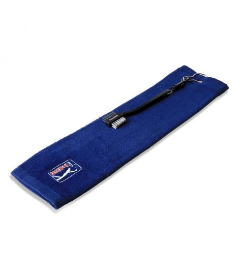 PGA TOUR Pack de Brosse et Serviette de Golf  Bleu et Noir