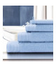 SANTENS Serviette de bain GRACE 70x140 cm  Ice bleu