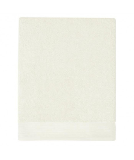 SANTENS Drap de bain GRACE 100x150 cm  Blanc craie