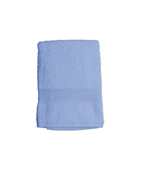 SOLEIL D\'OCRE Drap de bain 100% Coton DOUCEUR 70x130 cm  Bleu