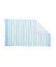 DONE Fouta de plage Hammam Cairo  100% coton  90x160 cm  Bleu cyan