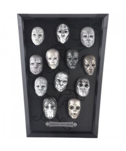 Tableau de masques Harry Potter des Mangemorts