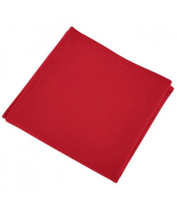 VENT DU SUD Lot de 12 serviettes de table YUCO  Rouge pavot