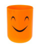 SMILING Gobelet salle de bain  9x7x7cm  Orange