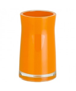 SYDNEY Gobelet salle de bain  12x7x7cm  Orange