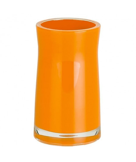 SYDNEY Gobelet salle de bain  12x7x7cm  Orange