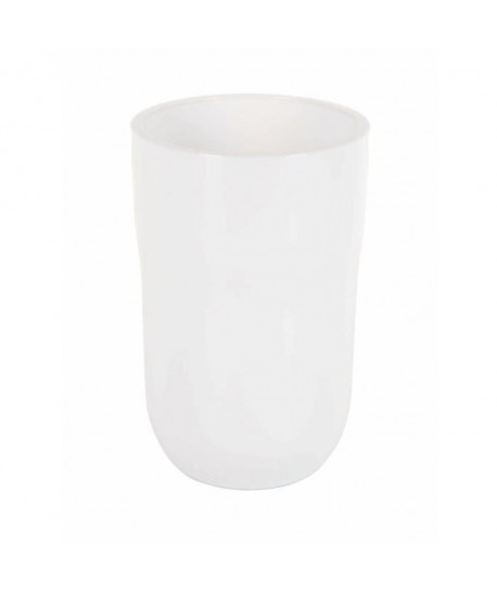 COCCO Gobelet salle de bain  11,5 x 7,5 x 7,5 cm  Blanc