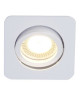 BRILLIANT Spot encastré orientable LED Easy Clip forme carrée diametre 8 cm GU10 5W blanc