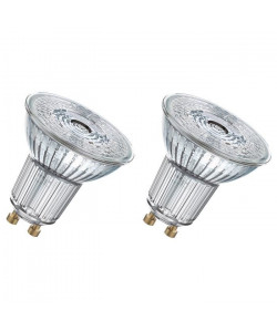 OSRAM Lot de 2 Ampoules spot LED PAR16 GU10 3,1 W équivalent a 35 W blanc froid dimmable