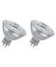 OSRAM Lot de 2 Ampoules spot LED MR16 GU5,3 3 W équivalent a 20 W blanc froid dimmable