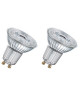 OSRAM Lot de 2 Ampoules spot LED PAR16 GU10 2,6 W équivalent a 35 W blanc chaud