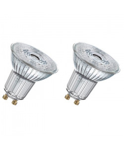 OSRAM Lot de 2 Ampoules spot LED PAR16 GU10 2,6 W équivalent a 35 W blanc chaud