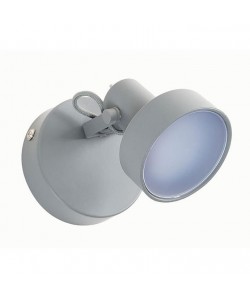 STOCKHOLM Spot 1 lumiere LED  L 9,5 x H 10 cm  Gris ciment