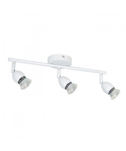 MELY Spot 3 lumieres LED  L 40,5 x H 13 cm  Blanc