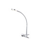 GLOBO LIGHTING Spot a pince avec Interrupteur  Ř 30 x H 47 cm  Aluminium chrome