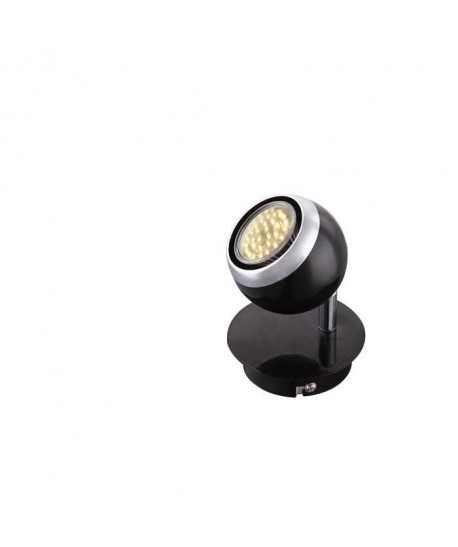 GLOBO Spot LED L13 x l10 x h11,5 cm  Noir