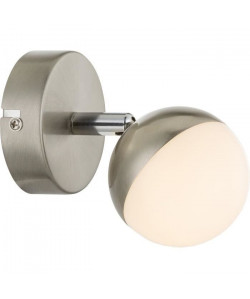 Spot LED en nickel mat 12,5x8x14cm