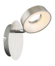 Spot LED en nickel mat 13x10x16,5cm