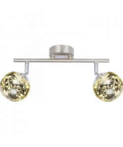 Spot LED en nickel mat 19,5x10x30cm