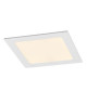 Spot encastrable LED en Plastique 3,8x17x17 cm Blanc