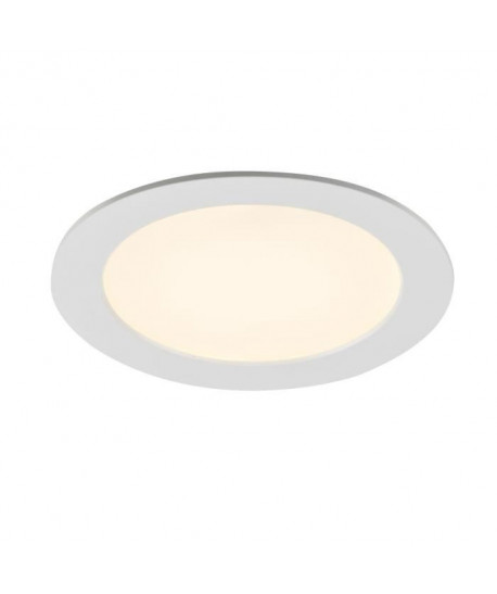 Spot encastrable LED en Plastique 3,8x17x17 cm Blanc