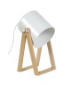 SPIELBERG Lampe spot acier  16x20x30cm  Naturel/Blanc