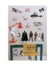 STAR WARS Lot de 2 Stickers muraux 70x25 cm